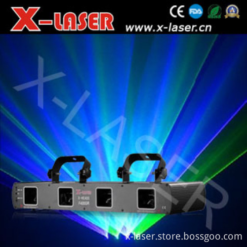 4 Head Laser/Green&Blue Laser Stage Light